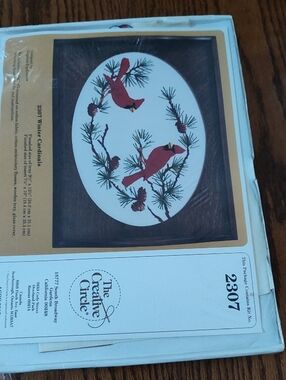 Winter Cardinals Wall Art Kit - Red